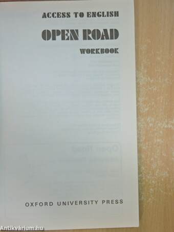 Open Road - Workbook