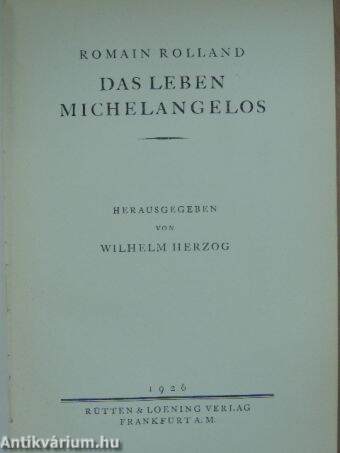 Das Leben Michelangelos