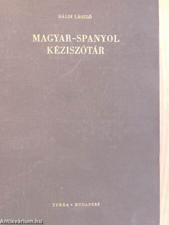 Magyar-spanyol kéziszótár