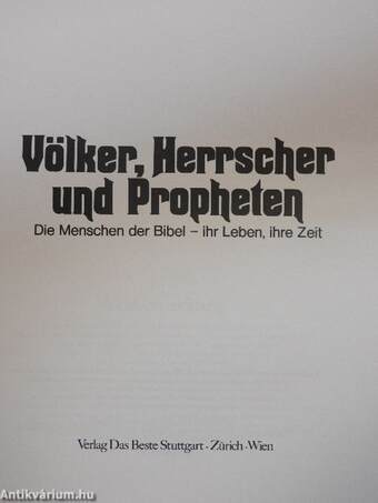 Völker, Herrscher und Propheten