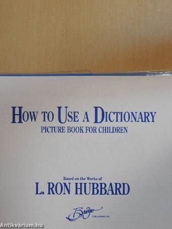 How to Use a Dictionary