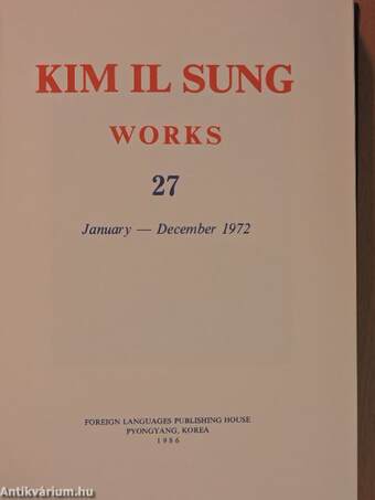 Kim Il Sung Works 27