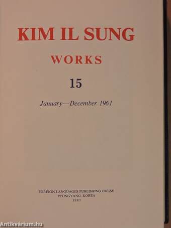 Kim Il Sung Works 15