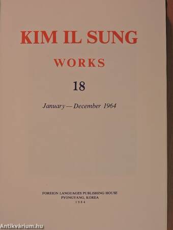 Kim Il Sung Works 18