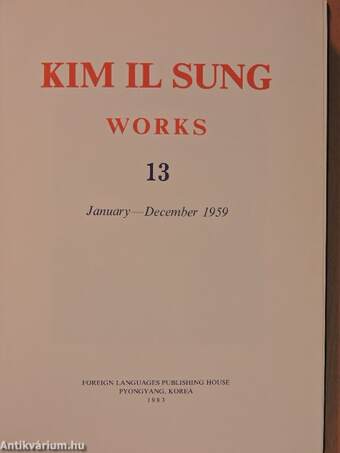 Kim Il Sung Works 13