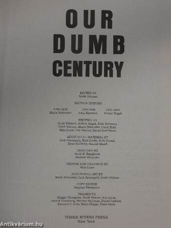 Our Dumb Century