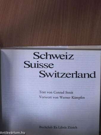 Schweiz/Suisse/Switzerland