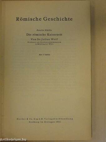 Römische Geschichte II.