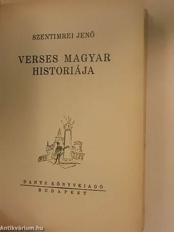 Szentimrei Jenő verses magyar históriája