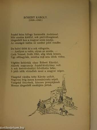 Szentimrei Jenő verses magyar históriája