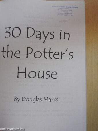 30 days in the Potter's House - CD-vel