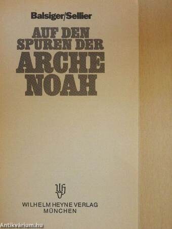 Auf den Spuren der Arche Noah