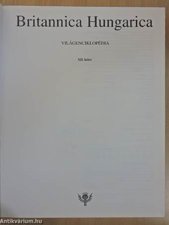 Britannica Hungarica Világenciklopédia 12.