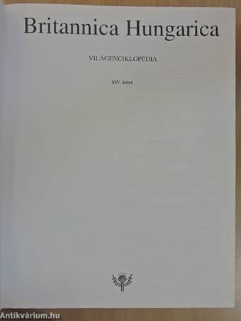 Britannica Hungarica Világenciklopédia 14.