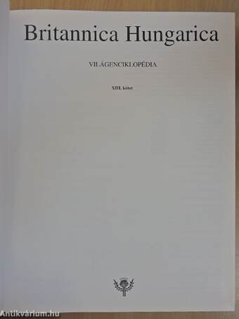 Britannica Hungarica Világenciklopédia 13.