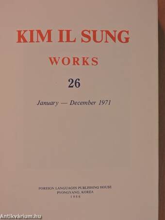 Kim Il Sung Works 26