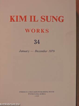 Kim Il Sung Works 34