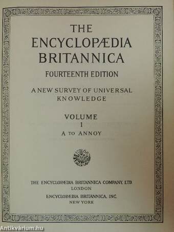 The Encyclopaedia Britannica 1-24.