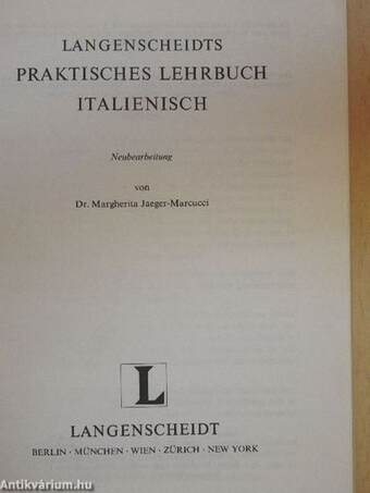 Langenscheidts Praktisches Lehrbuch Italienisch