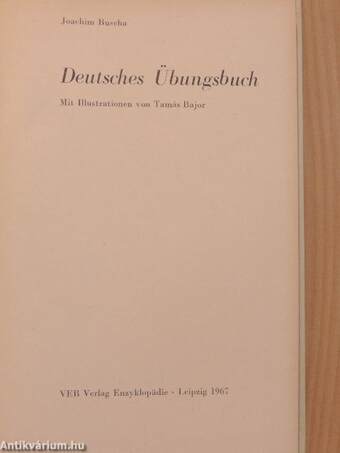 Deutsches Übungsbuch