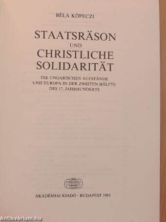 Staatsräson und christliche Solidarität