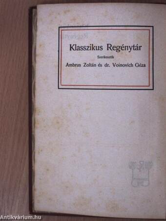 "30 kötet a Klasszikus Regénytár sorozatból (nem teljes sorozat)"