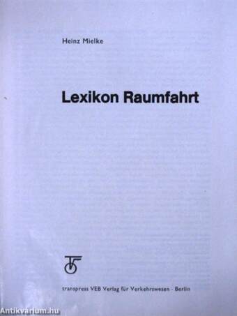 Lexikon Raumfahrt