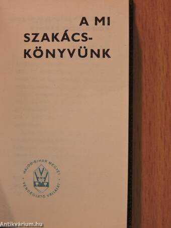 A mi szakácskönyvünk (minikönyv) (számozott)