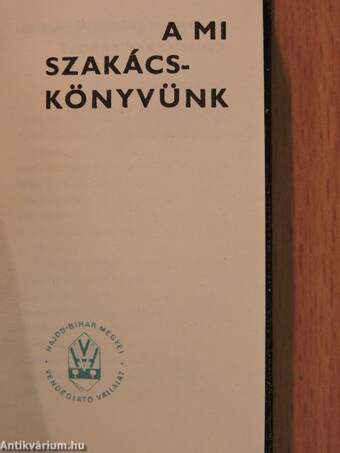 A mi szakácskönyvünk (minikönyv) (számozott)