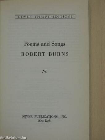 Poems and Songs