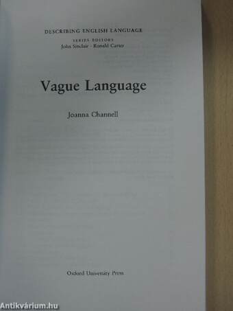 Vague Language