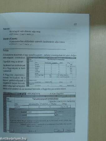 Táblázatkezelés Excellel MsOffice 95-97