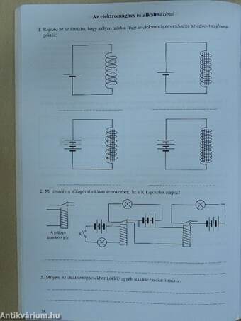 Fizika munkafüzet 14 éveseknek