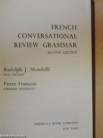 French Conversational Review Grammar