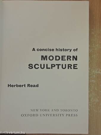 A Concise History of Modern Sculpture