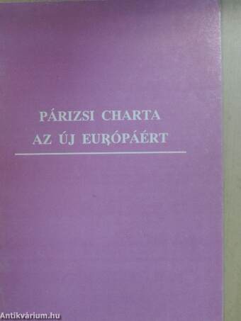 Párizsi Charta az új Európáért