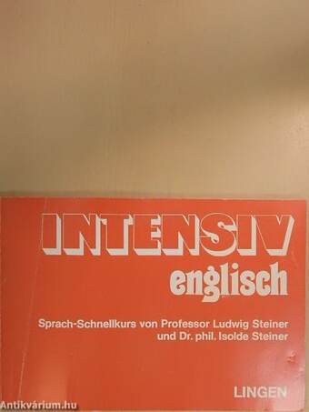 Intensiv Englisch - 4 db kazettával