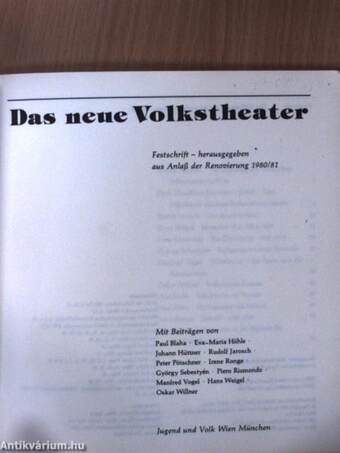 Das neue Volkstheater