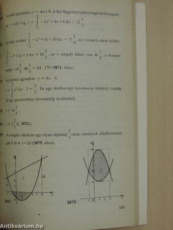 Összefoglaló feladatgyűjtemény matematikából - Megoldások II.