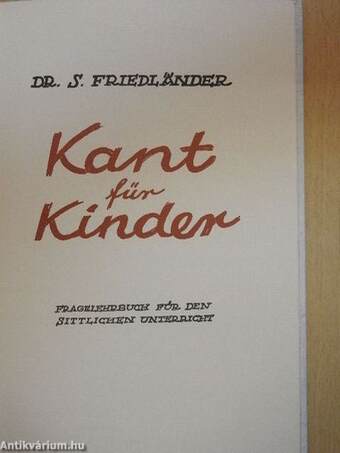 Kant für kinder