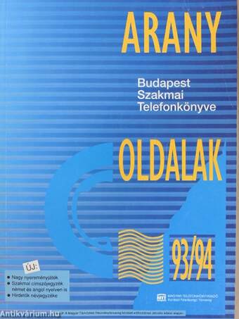 Arany Oldalak - Budapest 93/94.