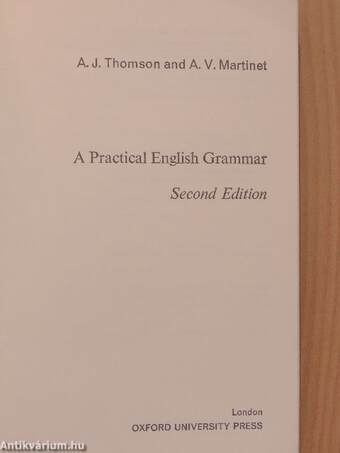 A Practical English Grammar