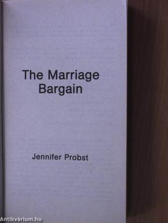 The Marriage Bargain