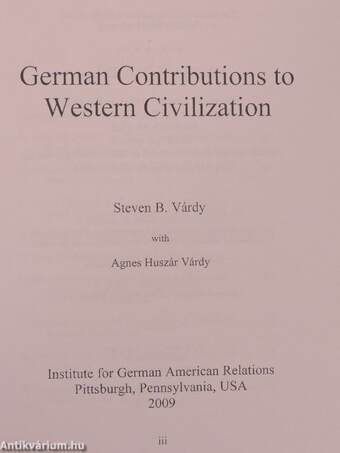 German Contributions to Western Civilization