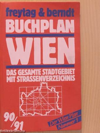 Freytag & Berndt Buchplan Wien 90/91