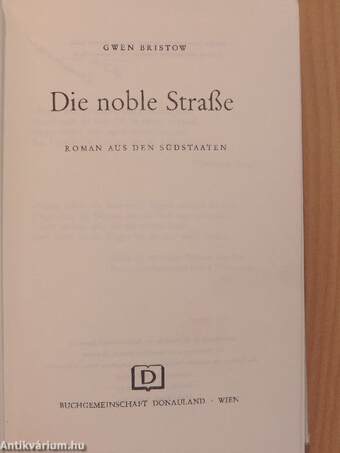 Die noble Straße