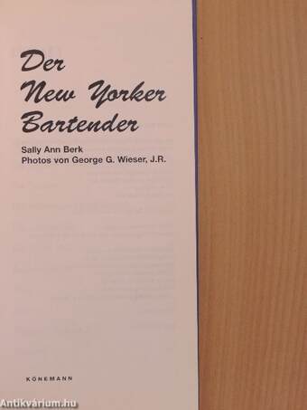 Der New Yorker Bartender