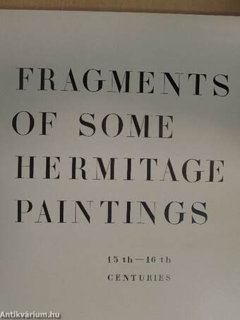 Fragments of some Hermitage paintings