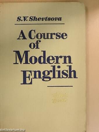 A Course of Modern English