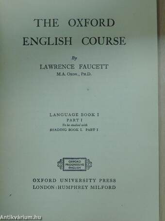 The Oxford English Course - Language Book I/1.